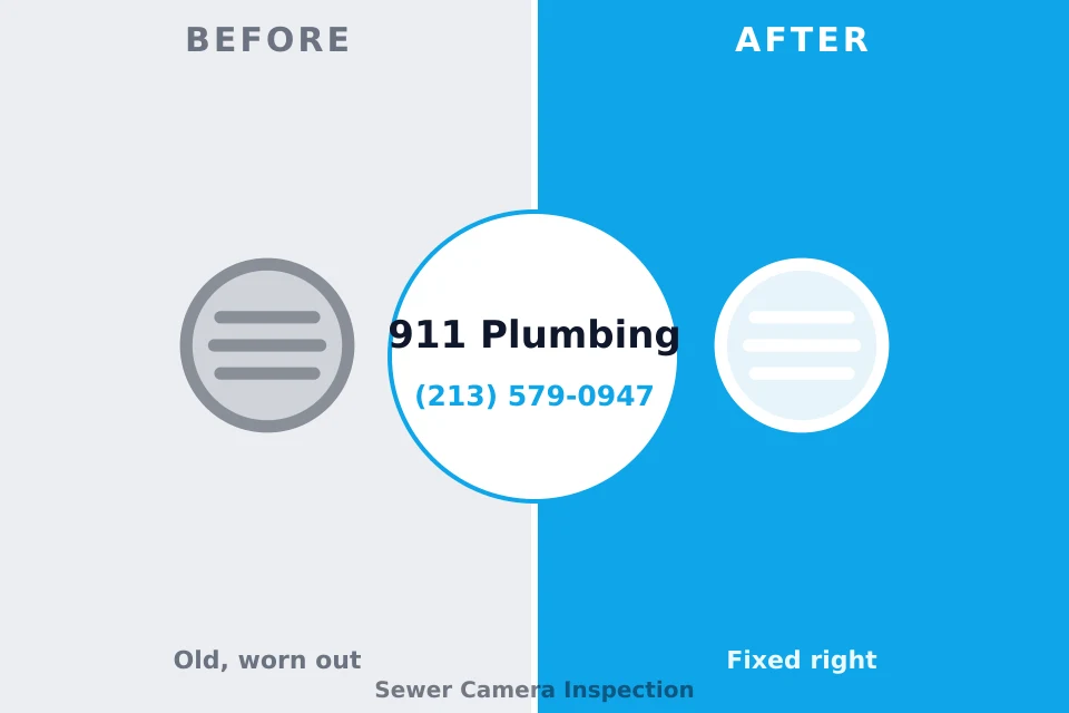 Before and after: plumbing repair Rockwood, TN